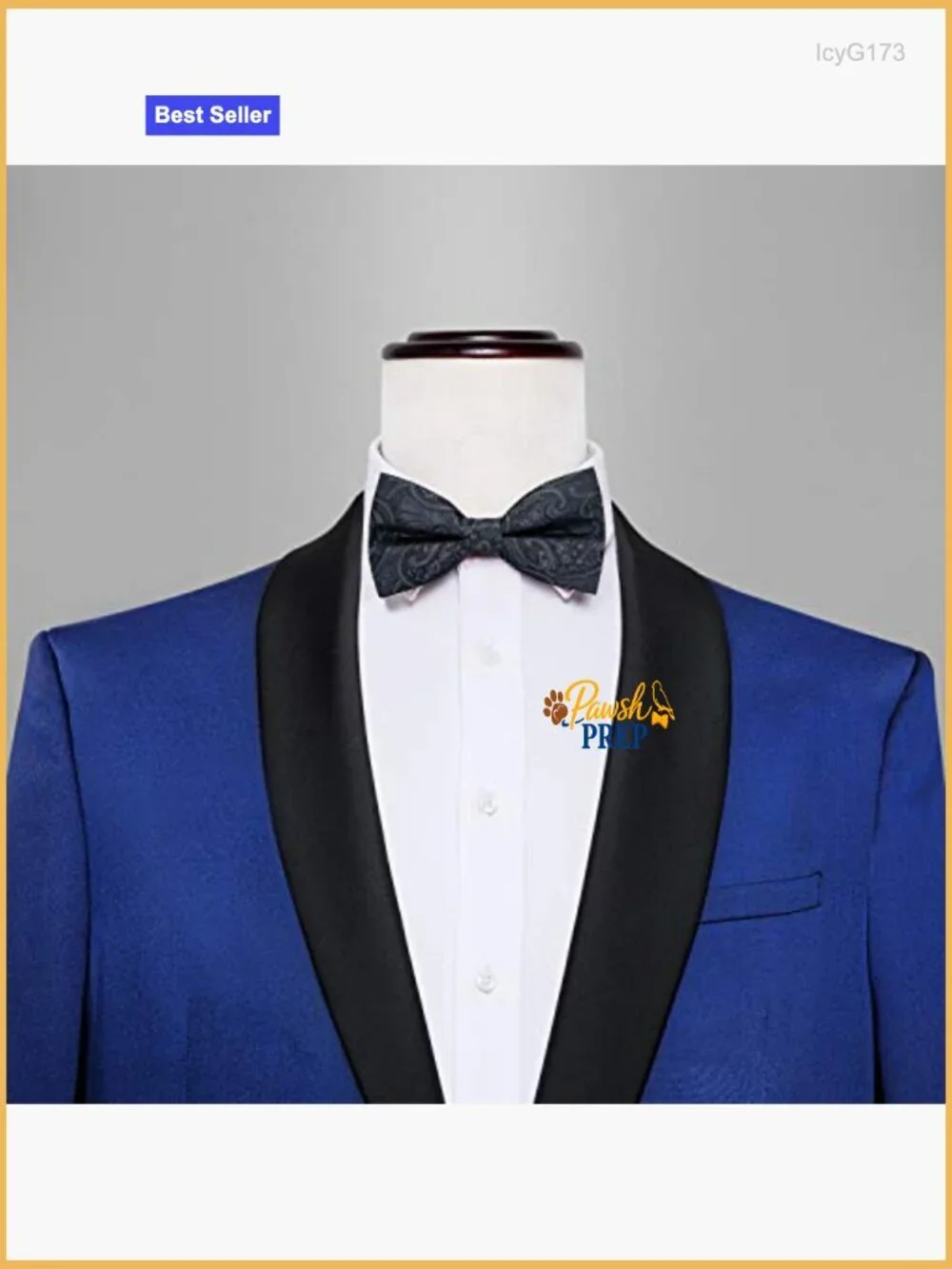 Silk Blend Pre-Tied Bow Tie Set with Pocket Square & Cufflinks